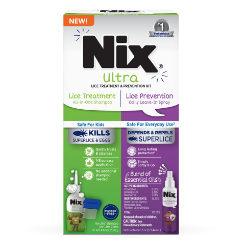 Nix Ultra Super Lice Removal Kit, Lice Removal Treatment for Hair and Home, Size: 1 Box