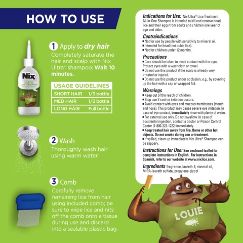 How to use Nix Ultra shampoo